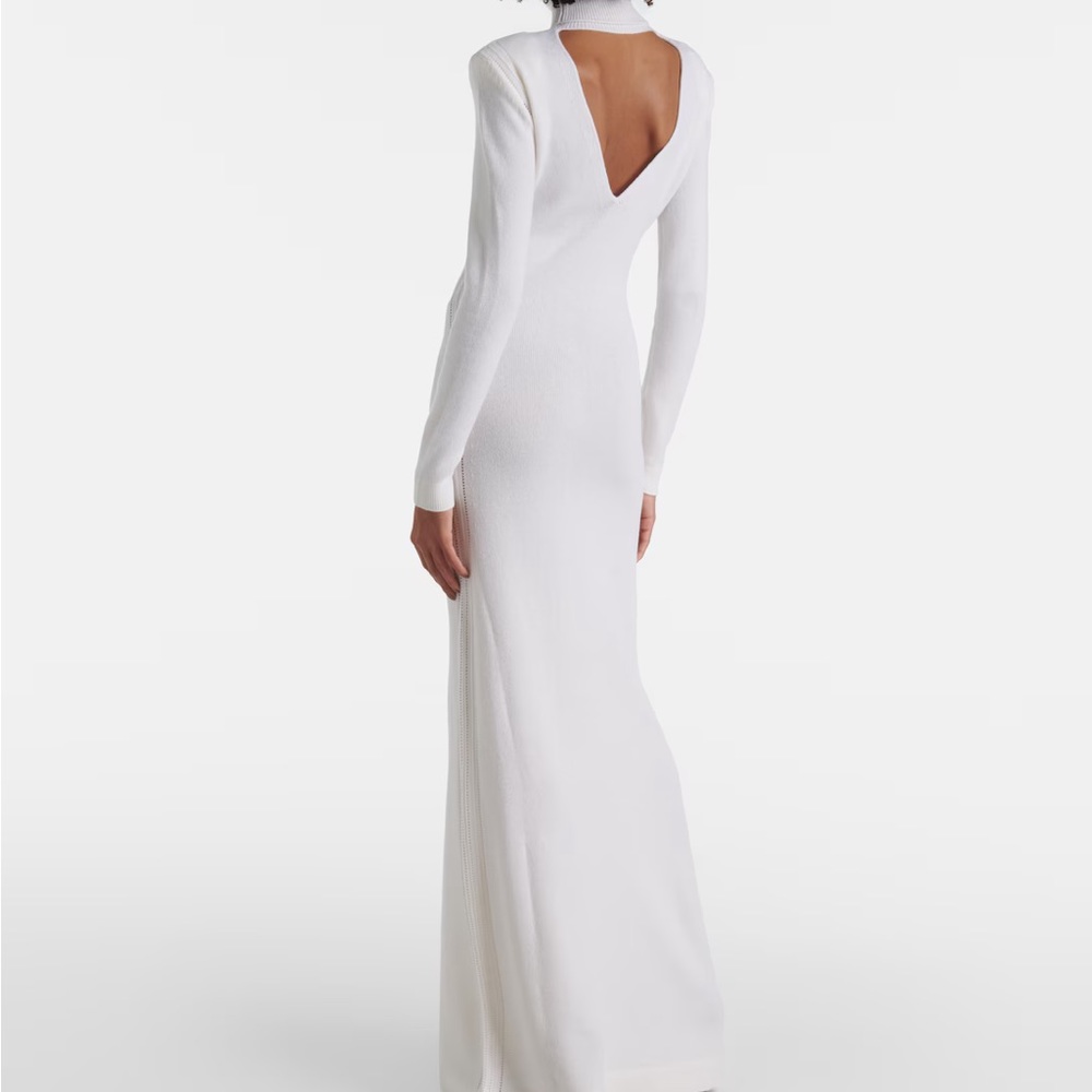 Tom Ford 100% Cashmere backless gown -size L